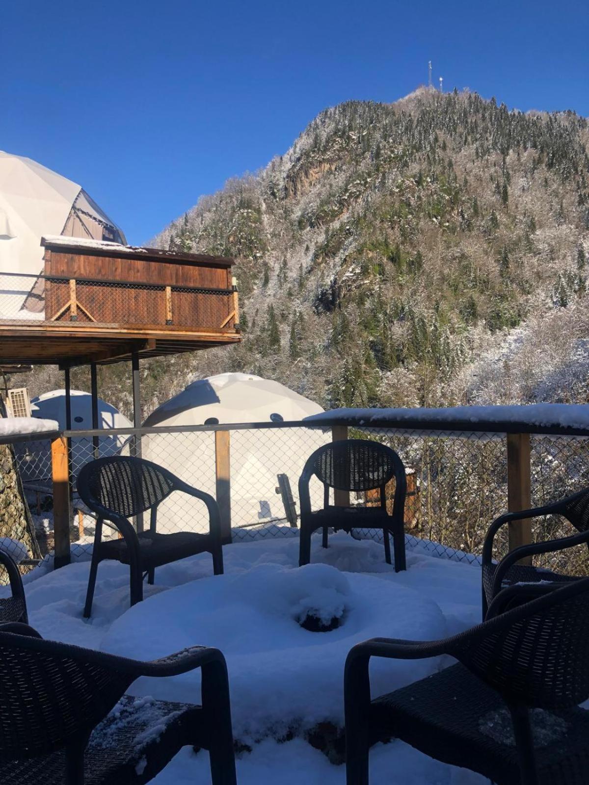 Hotel Kaledome Orman Evleri Çamlıhemşin Exterior foto