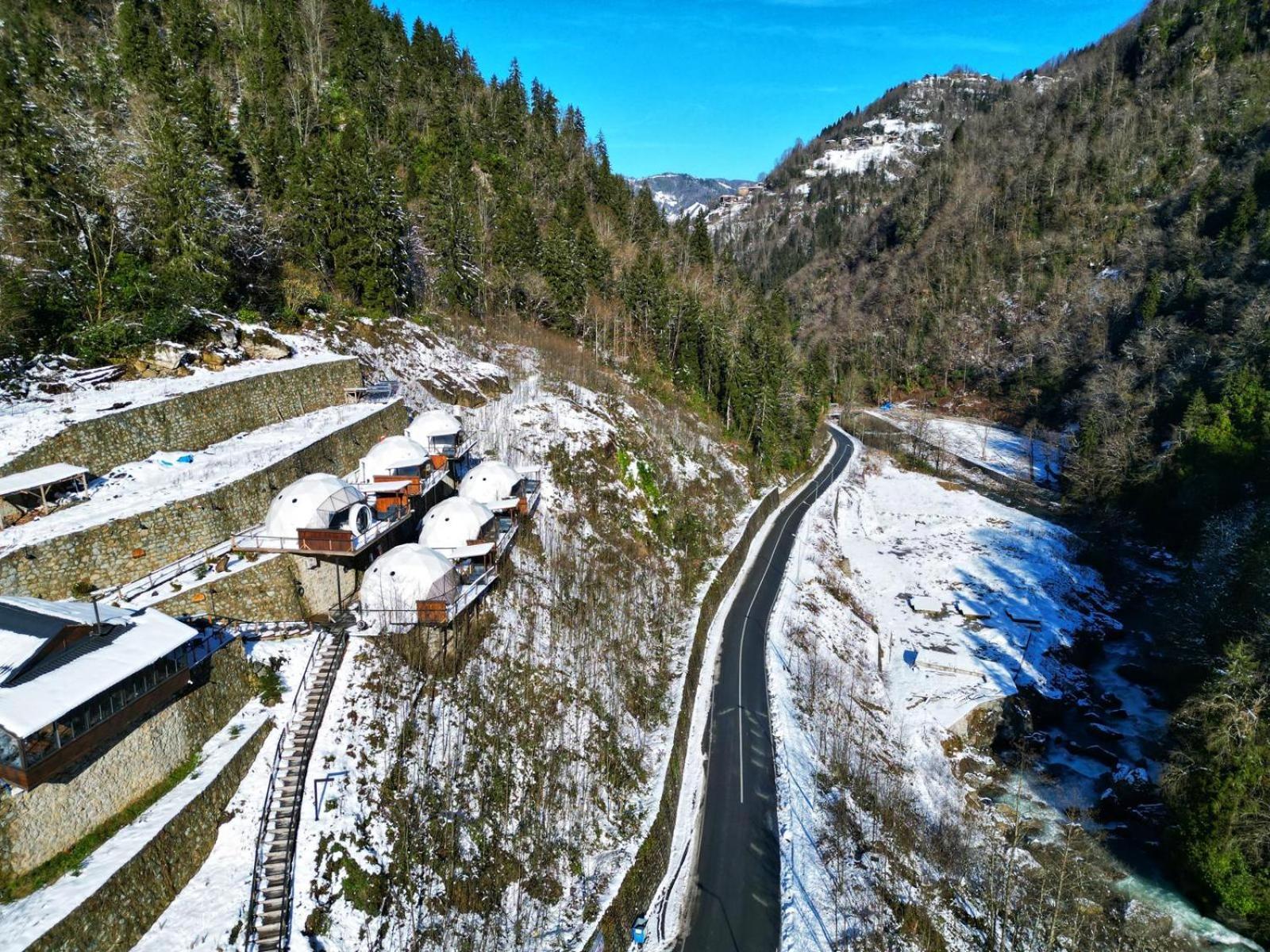 Hotel Kaledome Orman Evleri Çamlıhemşin Exterior foto